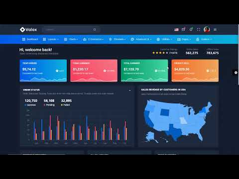 Valex – Codeigniter Boostrap Admin Dashboard panel Template