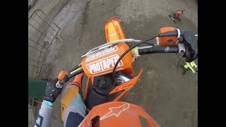 Ktm 125 blows up 1st sessions at fatcats on the race track Uk European motocross
