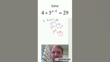 Solving Exponential Equations Using Bases #shorts #precalculus #exponential #maths #math