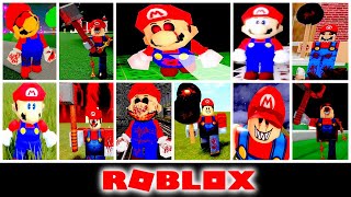 MARIO EXE in 25 Roblox Games [Roblox]