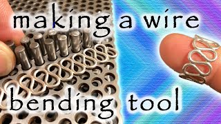 HOW TO MAKE A WIRE JIG TOOL (for bending and wrapping wire jewellery)