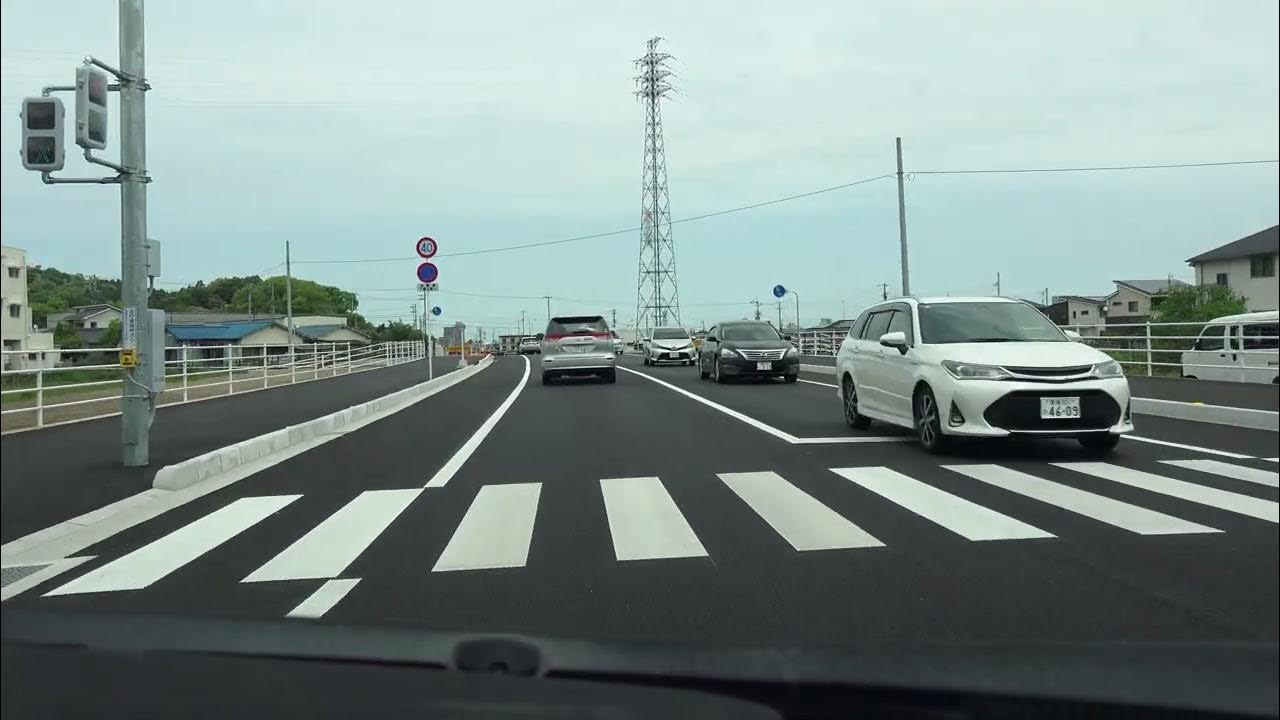 4K 愛媛県道136号 のバイパス 2024年4月27日開通区間 愛媛県新居浜市 YouTube