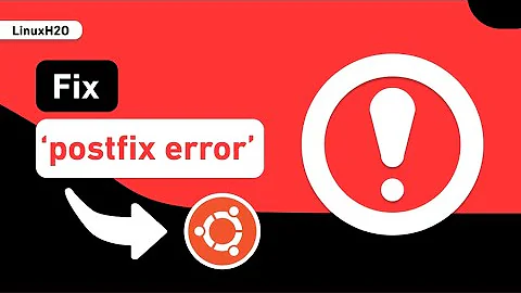 Fix postfix error on Ubuntu