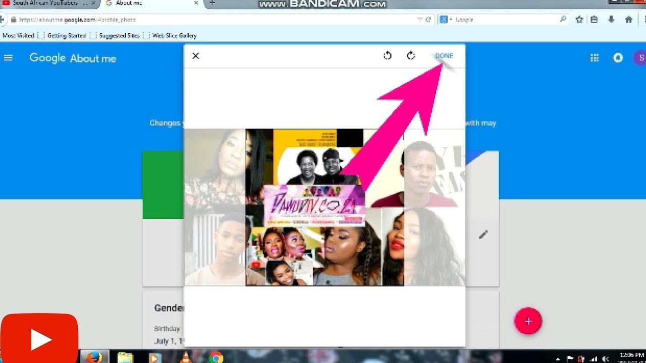 HOW TO UPLOAD A PROFILE PICTURE FOR YOUR YOUTUBE CHANNEL YouTube