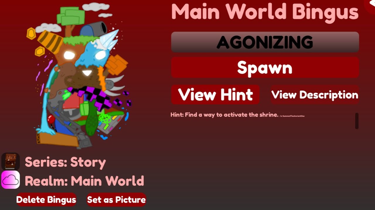 How to get Main World Bingus in Roblox Find the Binguses / FTB