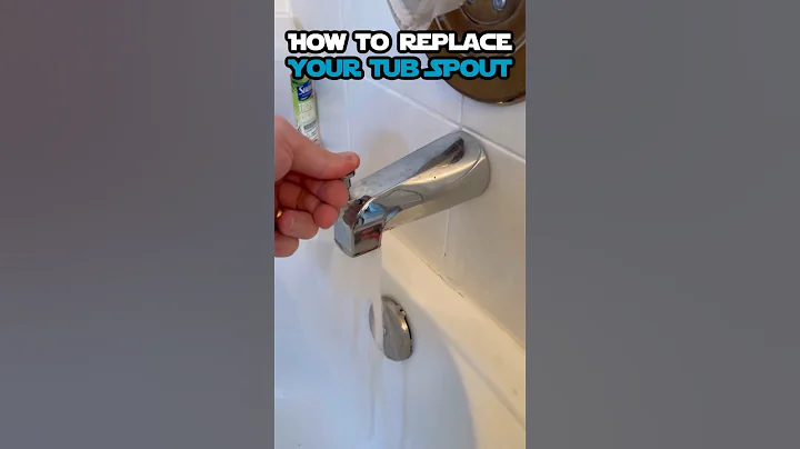 How to replace a broken tub spout. #bathtub #tubspout #diy #plumbing #plumber #handyman #bathroom