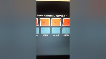 How to connect an 8 channel relay output module with modbus to Haiwell PLC.
