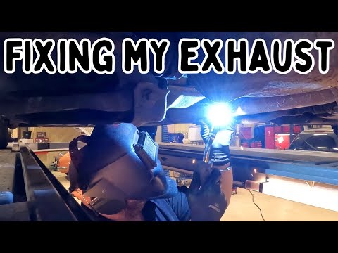 DIY Mig Welding repair for my Exhaust system.