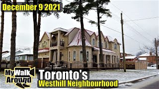 -4 degrees C in Torontos Westhill neighbourhood starting off inside Tim Hortons! (December 9 2021)