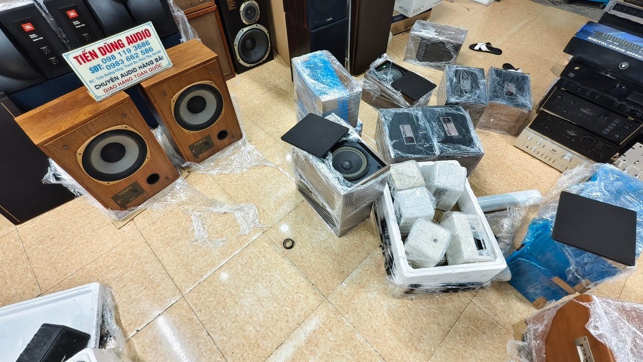 Nửa đêm ngồi bóc toàn loa đẹp 101 , tanoy , sw 1500 , sw800 đẹp quá!