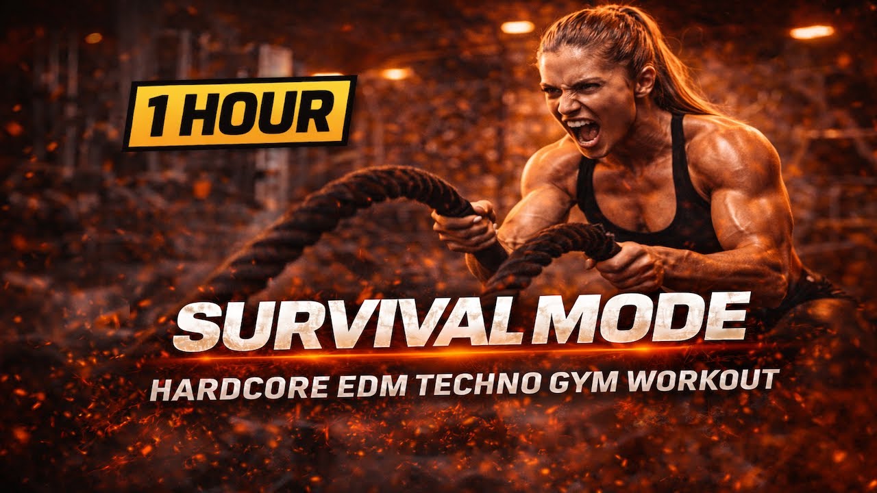 SURVIVAL MODE 🔥 Hardcore EDM Techno Gym Workout | INTENSE TRAININGᴴᴰ | Motivate me