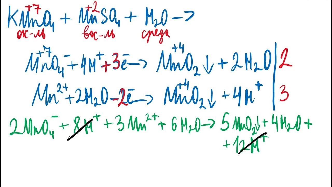 Kmno4 mnso4 h2o окислительно восстановительная реакция. Mnso4 электролиз. Mnso4 h2o. Feso4 kmno4 h2o. Kmno4 mnso4 h2o.