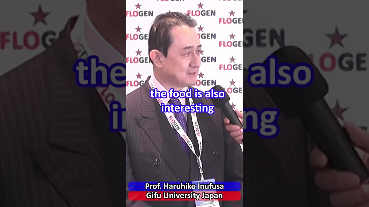 Prof. Haruhiko Inufusa, CEO , TIMA, Japan and Professor Gifu University Japan on FLOGEN SIPS Venues