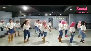 wooly bully Line Dance with Coach Mitra Bubu ll Social Line Dance