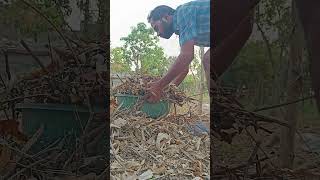 This is not a waste...! #gardening   #mulching