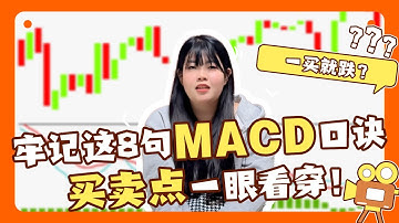 牢记这8句MACD口诀，买卖点一眼看穿！