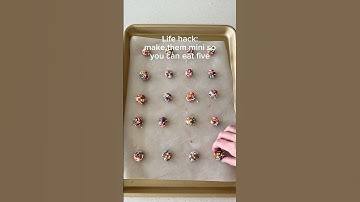 Mini Sprinkle Cookie Sandwiches✨ #easyrecipes #easydessert #cookies #foodhacks #sprinklecookies