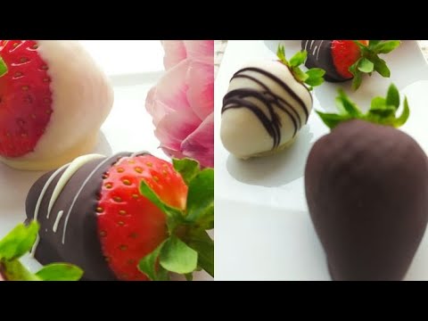 Vídeo: Per a maduixes banyades amb xocolata?