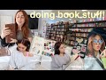 Doing book stuff  barnes trip book haul reading journal kindle stickers reading vlog