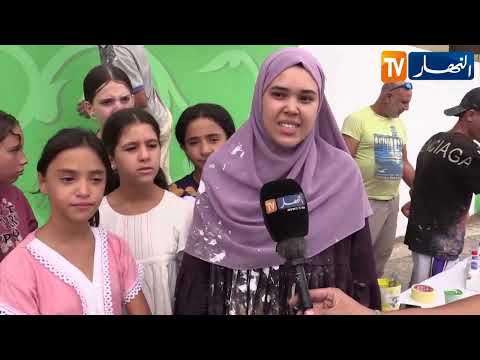 تيزي وزو شباب من مختلف ولايات الوطن يتطوع لتزيين مدارس بلدية عين الزاوية