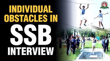 SSB GTO - Individual Obstacle Task Preparation | Best SSB Coaching India |Centurion Defence Academy