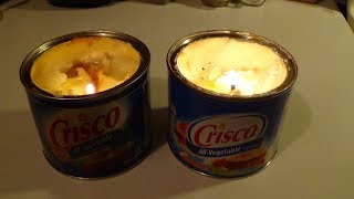 Making Candles out of Crisco?