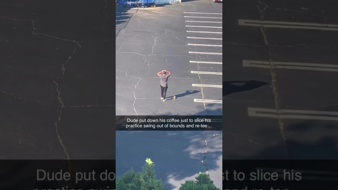 This Dude Is Battling Some Demons In His Golf Game Golfswing Golfshorts Golfdomgolf