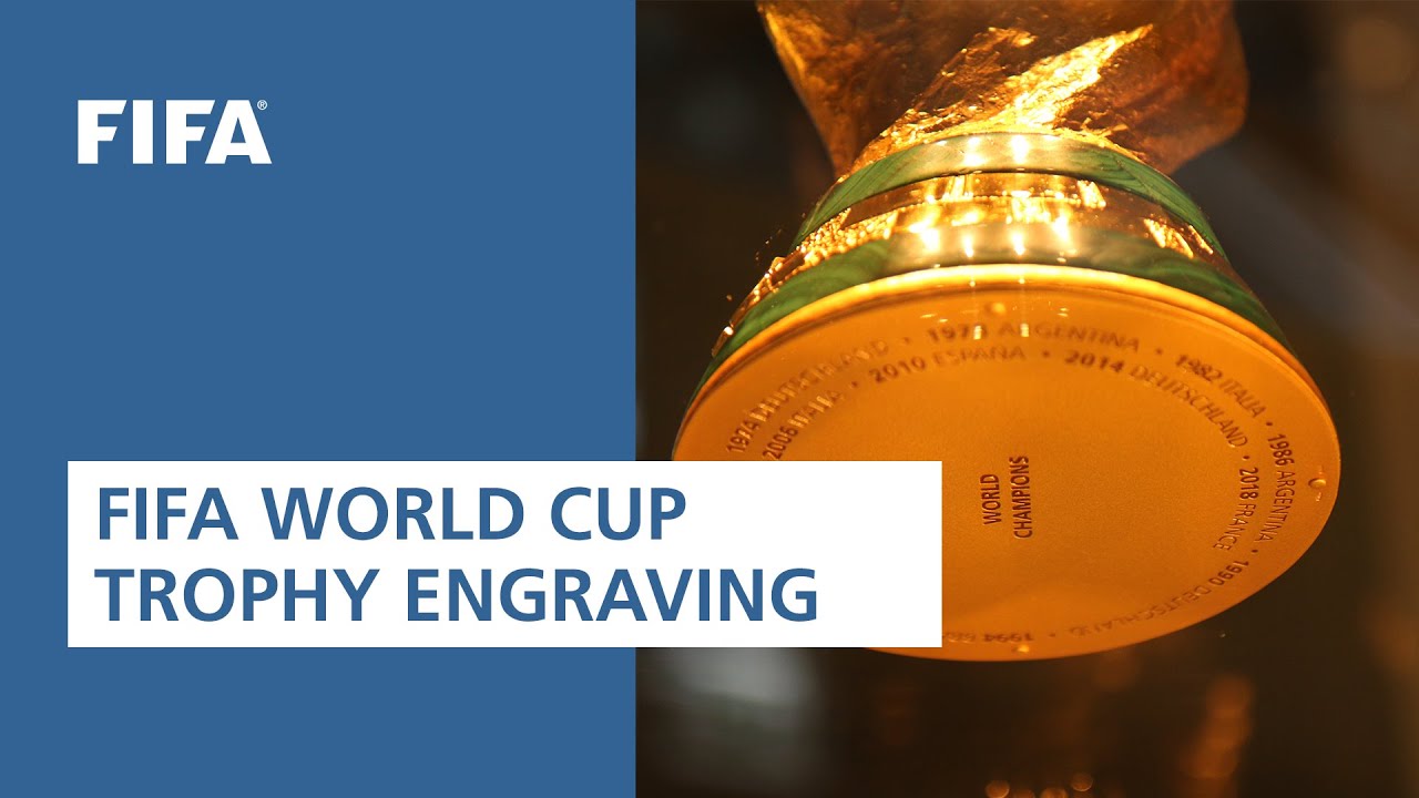 FIFA World Cup Trophy Engraving! - YouTube