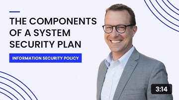 The Components of a System Security Plan