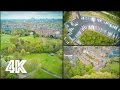 North London Lea River droning in 4K