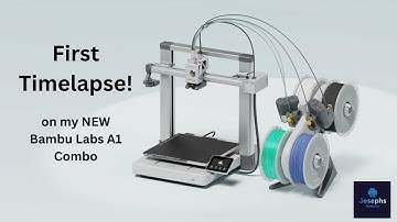 Timelapse of print on my NEW Bambu Labs A1 Combo!
