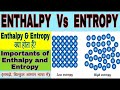 Enthalpy & Entropy / Difference between Enthalpy and Entropy / Thermodynamics [Hindi]