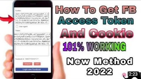 How To Get Facebook Access Token & Cookie 2022 || Facebook Token And Cookie Generator | Termux Token