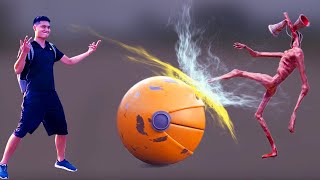Pacman vs Siren Head In Real Life!