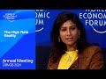 The high rate reality  davos 2024  world economic forum