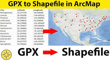 Convert GPX to Shapefile using ArcGIS