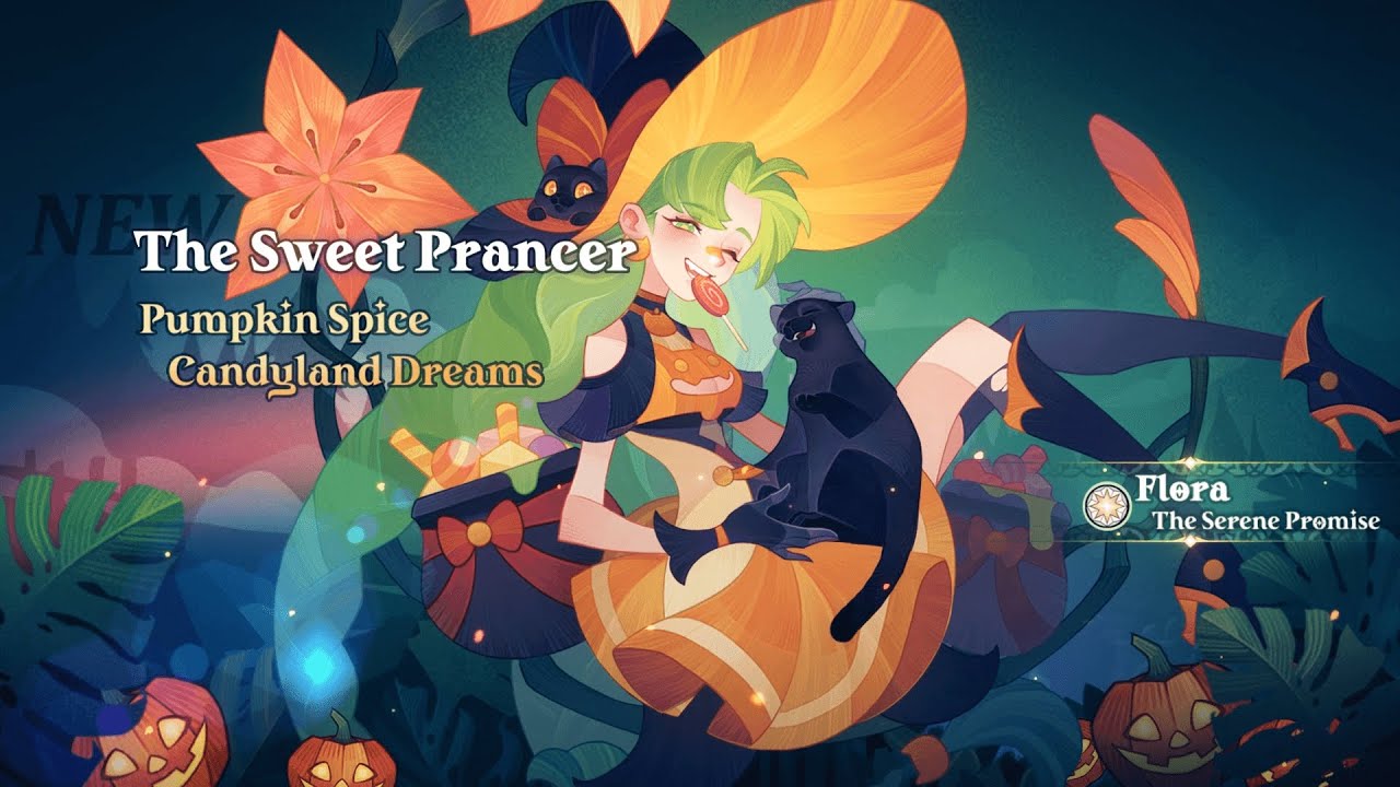 Flora: The Sweet Prancer - Halloween Skin Spotlight | AFK Arena