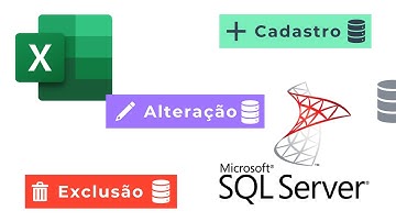 Integração Completa Excel e SQL Server com VBA para Cadastrar, Alterar e Excluir dados