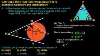 csec cxc maths past paper 2 ques 10a iii jan 2013 exam solutions answers by will edutech