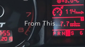 Audi TT Mk2 Instrument Cluster Removal & Upgrade