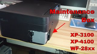 Come Sostituire la Maintenance Box • Epson XP-3100, XP-4100, WF-2810, WF-2830, WF-2850 Series