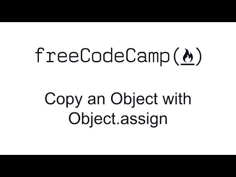 Copy an Object with Object.assign