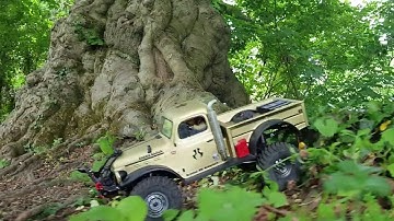 Axial SCX10 II Powerwagon pre Recon G6 UK test run