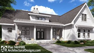 3-Bed Modern Farmhouse Plan 14691RK Virtual Tour | 2100 SqFt w/ 3 Bedrooms - 2 Full Baths