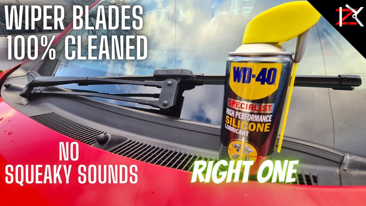 How To SUPER Clean Windscreen Wiper Blades