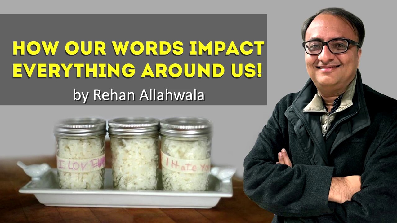 Thumbnail for Water Experiment By Rehan Allahwala | How Our Words Impact Everything by Rehan Allahwala |