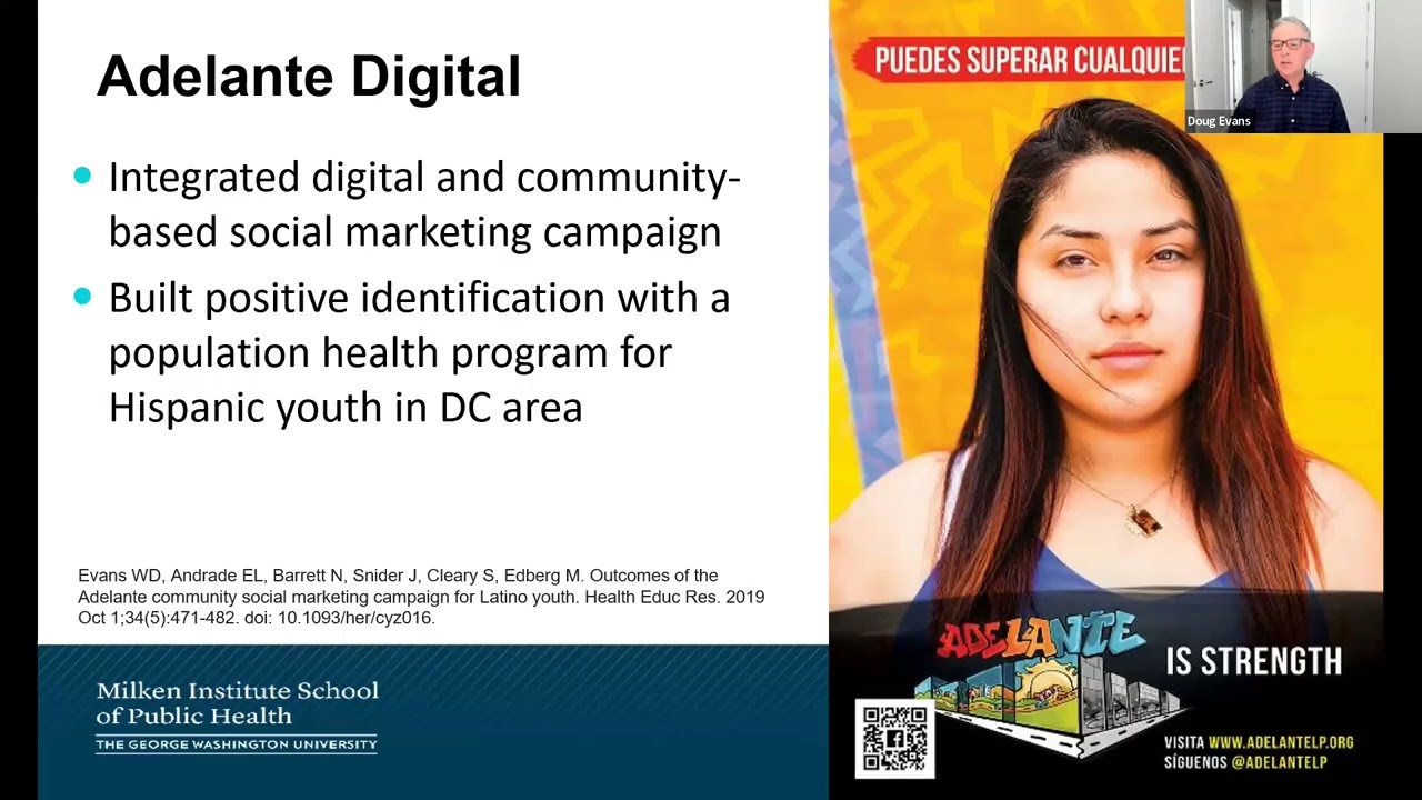 Health and risk communication for public health network webinar series: Prof W. Douglas Evans