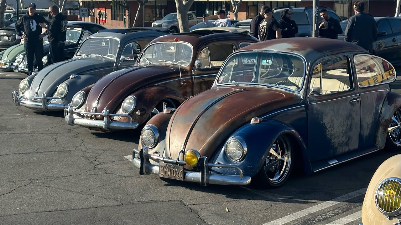 Oil Drippers VW Car Club monthly Cars & Coffee meet in Chino, CA