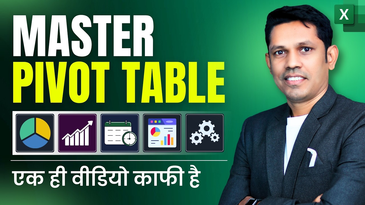 How to Use Pivot Tables in Excel | Step-by-Step Guide in Hindi