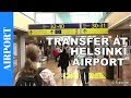 TRANSFER at Helsinki Airport - Connection flight to Bangkok - Transit Walk Procedure